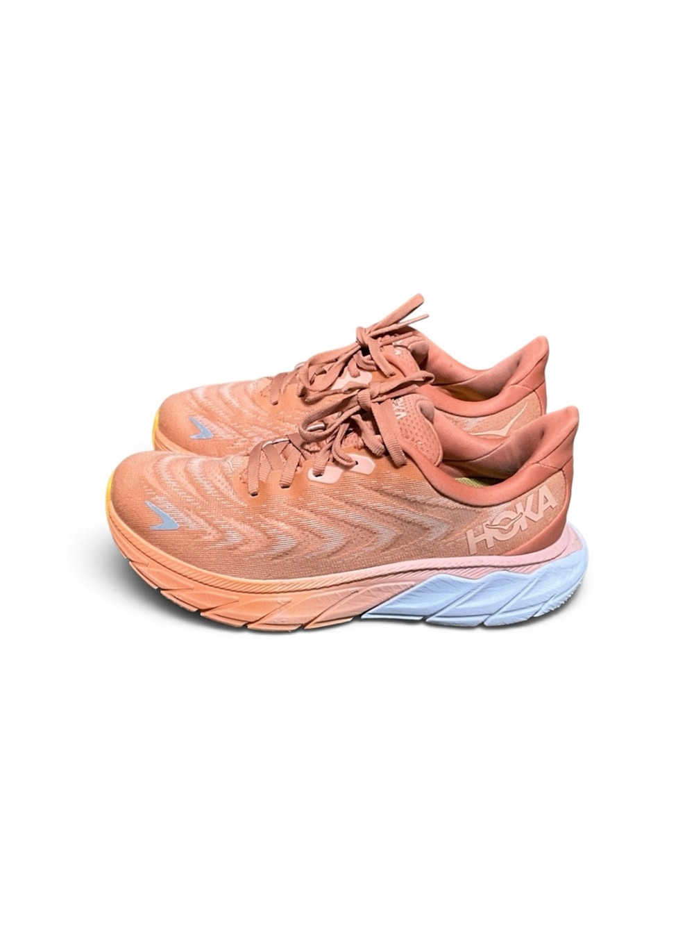 Hoka Women's Peach/Pink Lightweight Running Shoes size6B